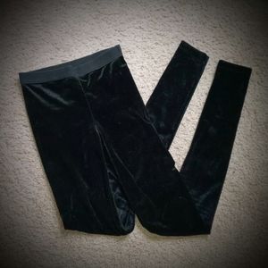 Velvet leggings xxs xs forever 21